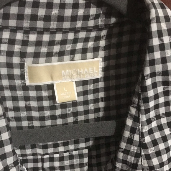 Michael Kors Plaid Button Down Shirt - Picture 2 of 11